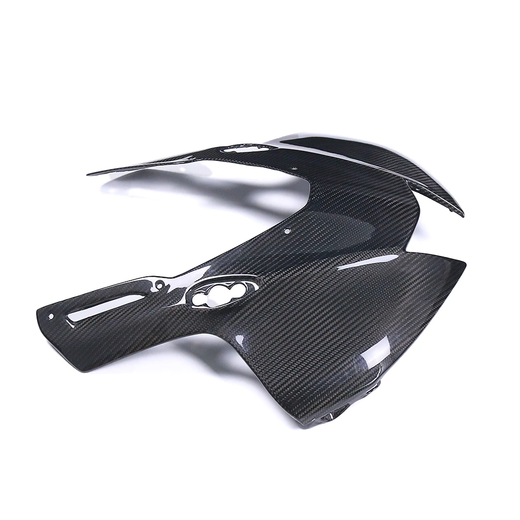 الجبهة هدية القلنسوة لوحة لوحات نقية 3K ألياف الكربون دراجة نارية الملحقات لهوندا CBR1000RR-R 2021 + تعديل غطاء المصباح