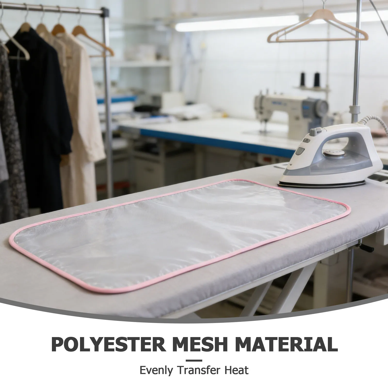 3Pcs Protective Ironing Cloth Heat Resistant Mesh Ironing Protector Quilted Insulating Pad Clothes Pressing Cloth for Delicate
