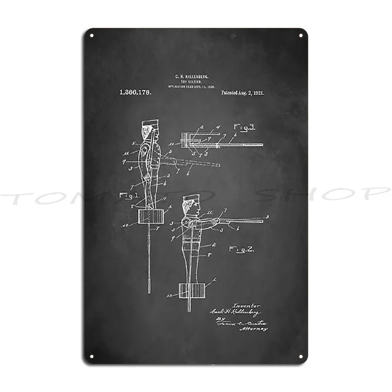 M1 Garand Rifle Patent Black American Weapons of WW2 Infographic Diagrams  Metal Sign Poster