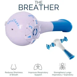 lung recovery trainer is used for drug-free breathing treatment. Breathing is easier. FSA/HSA qualified