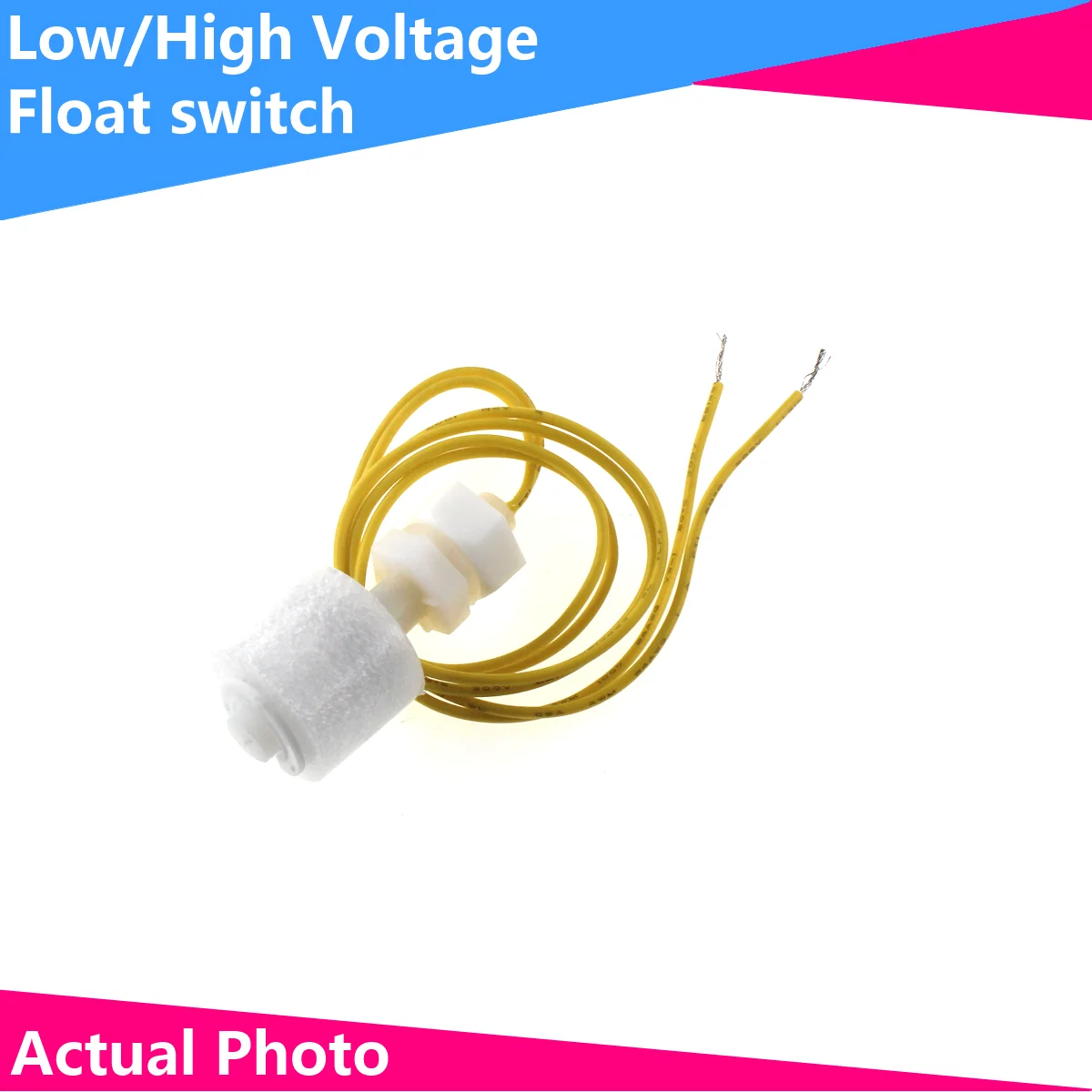 Magnetic control induction switch, small float switch, liquid level and water level float switch, DPI-31A, 10W, 50W