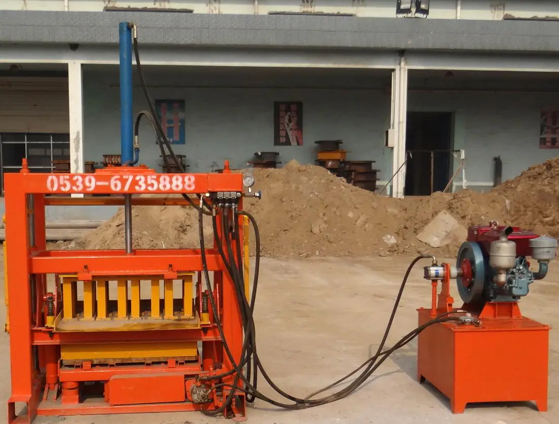 Hot sell Shengya QT4-30 Diesel Hydraulic Concrete Hollow Solid Interlock Block Making Machine Brick Making Machinery
