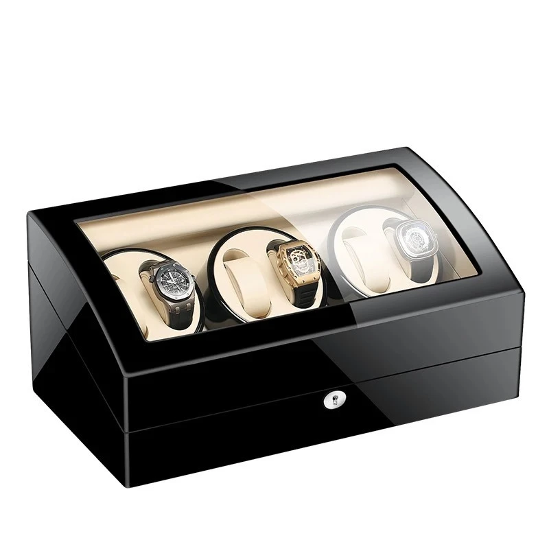 6 + 7 watch position shaker Automatic mechanical watch winding box Rotator watch box Multi-watch position winding box