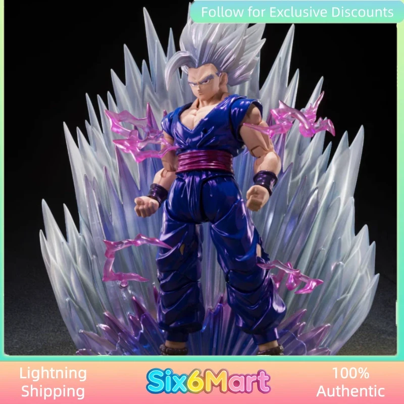 

Аниме-фигурка Dragon Ball SHF: Лимитированная серия, Гохан-Зверь, подвижная, с эффектами битвы, для настольного размещения, коллекционная модель GK