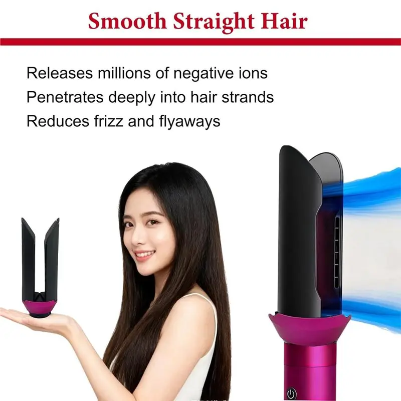 لدايسون Airwrap HS01 HS05 HS08 مرفق فوهة مكواة فرد الشعر لتمشيط ناعم يتحول إلى شعر مستقيم #4