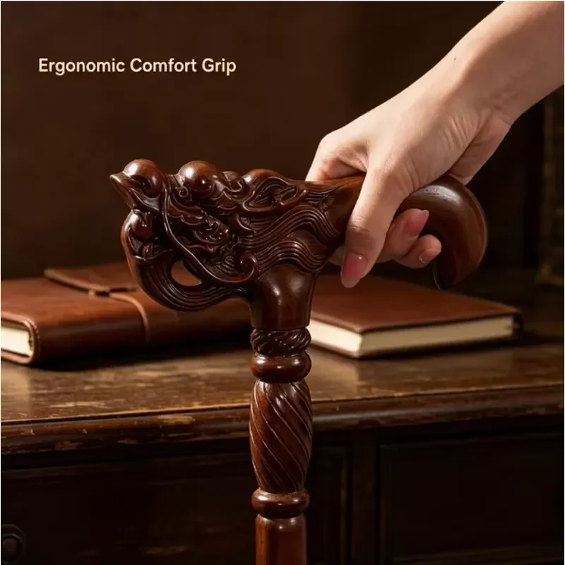 Handmade wooden canes, elegant and stylish decorative canes, suitable for both men and women, perfect for Halloween