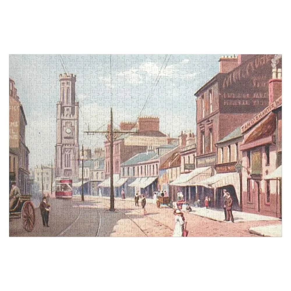 

Vintage Illustration of High Street, Ayr Jigsaw Puzzle Jigsaw Pieces Adults Toys For Children Photo Personalized Gifts Puzzle