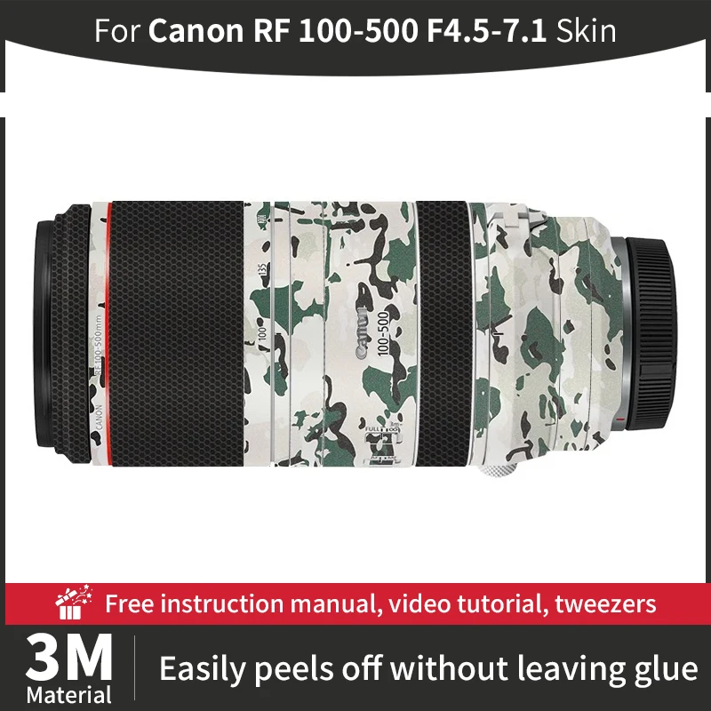 For Canon 100 500mm Skin Canon RF 100-500mm F4.5-7.1 L IS USM Lens Skin Anti-scratch Camera Lens protective film