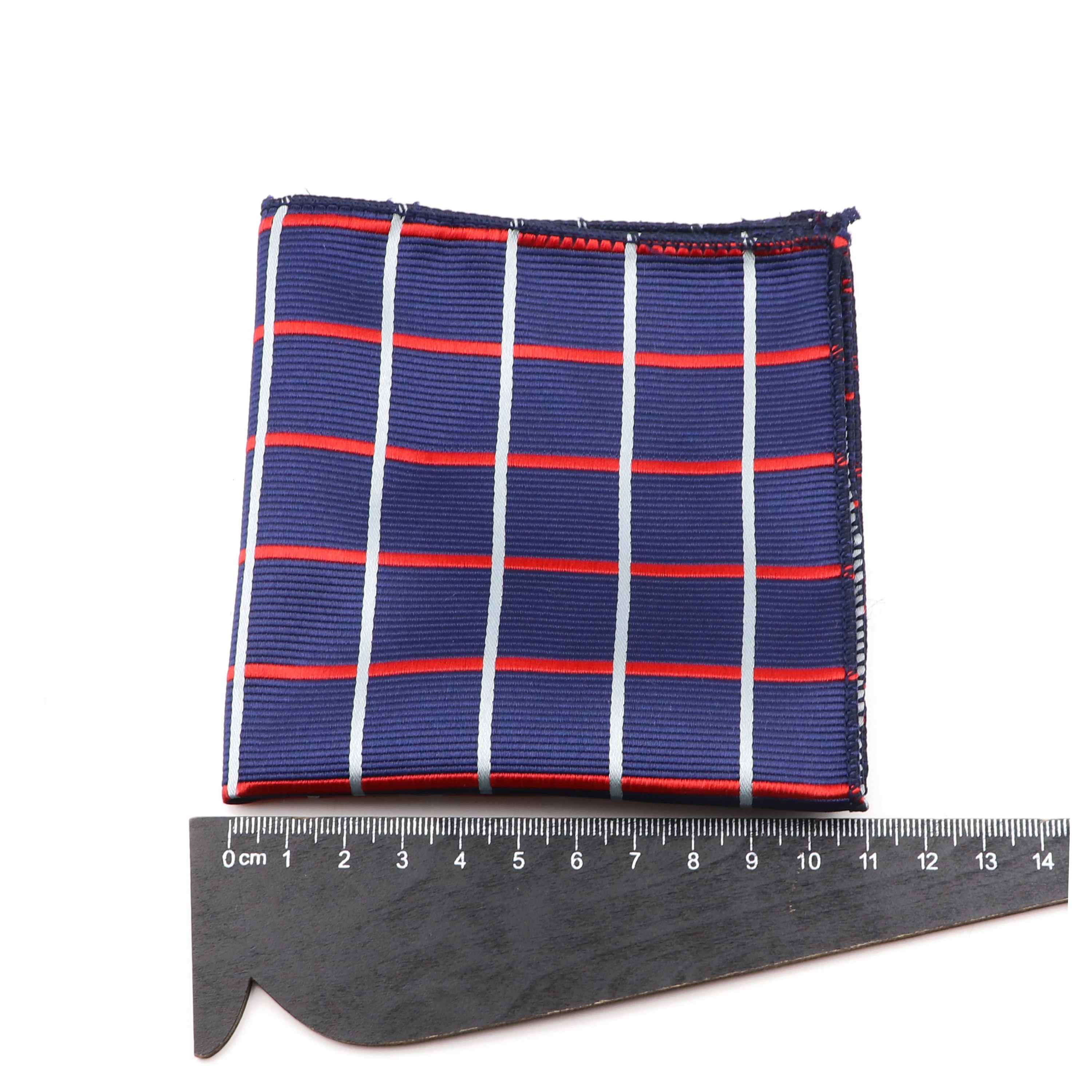 Fashion New 22CM Polyester Handkerchief Classic Simple Formal Men's Blue Red Square Scarf Business Wedding Suit Accessories