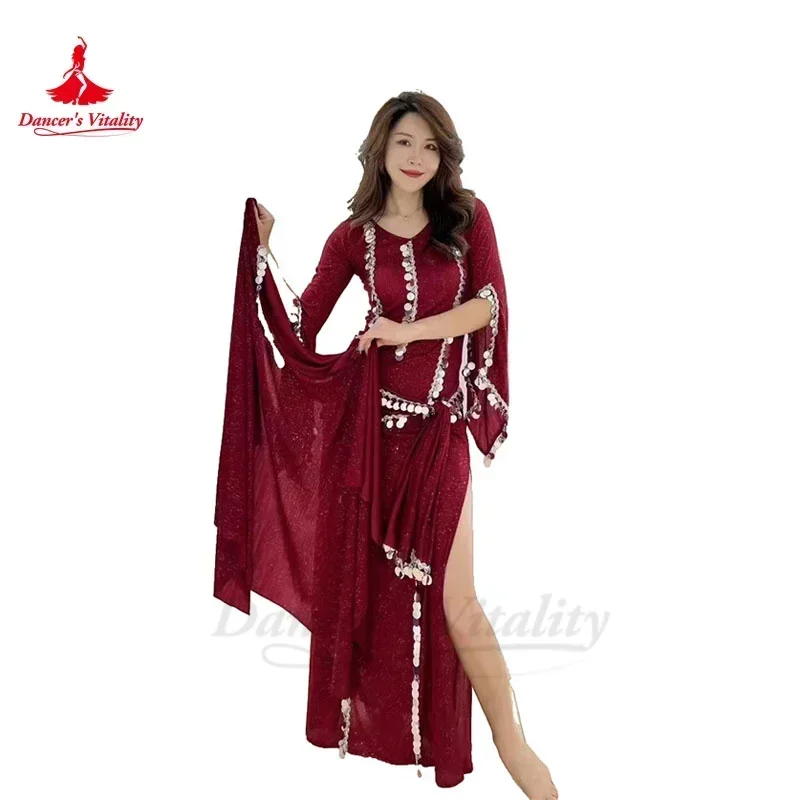 Belly Dance Costume Set for Women Customsized Shaabi Baladi Saidi Performance Competiton Dress Adult Children Oriental Robes