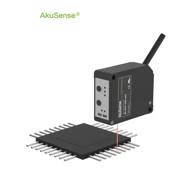 AkuSense industry 4.0 With RS422 laser distance sensor 30mm laser triangulation sensor price displacement sensor linear