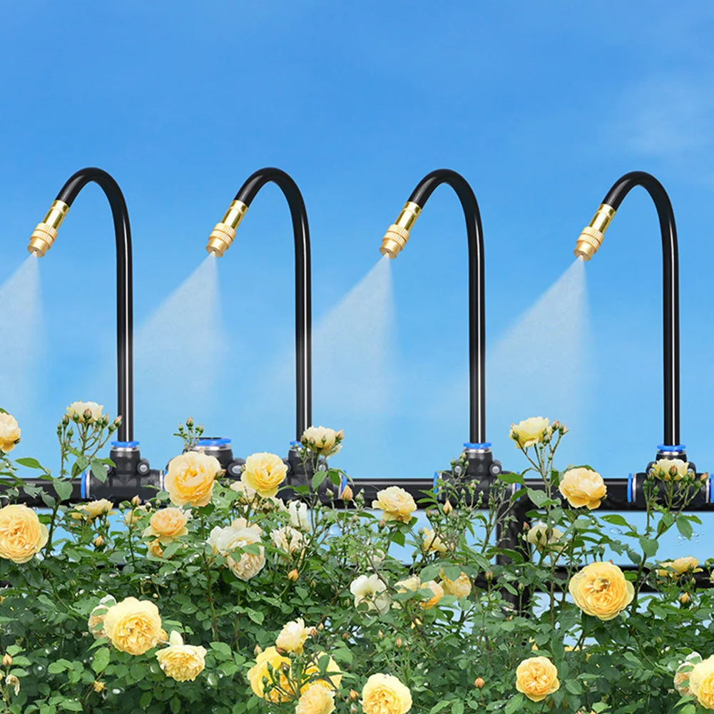 نظام الري التلقائي بالقطارة الانحناء 360 درجة، نظام رذاذ الري القابل للتعديل لحديقة نباتات الحديقة #1