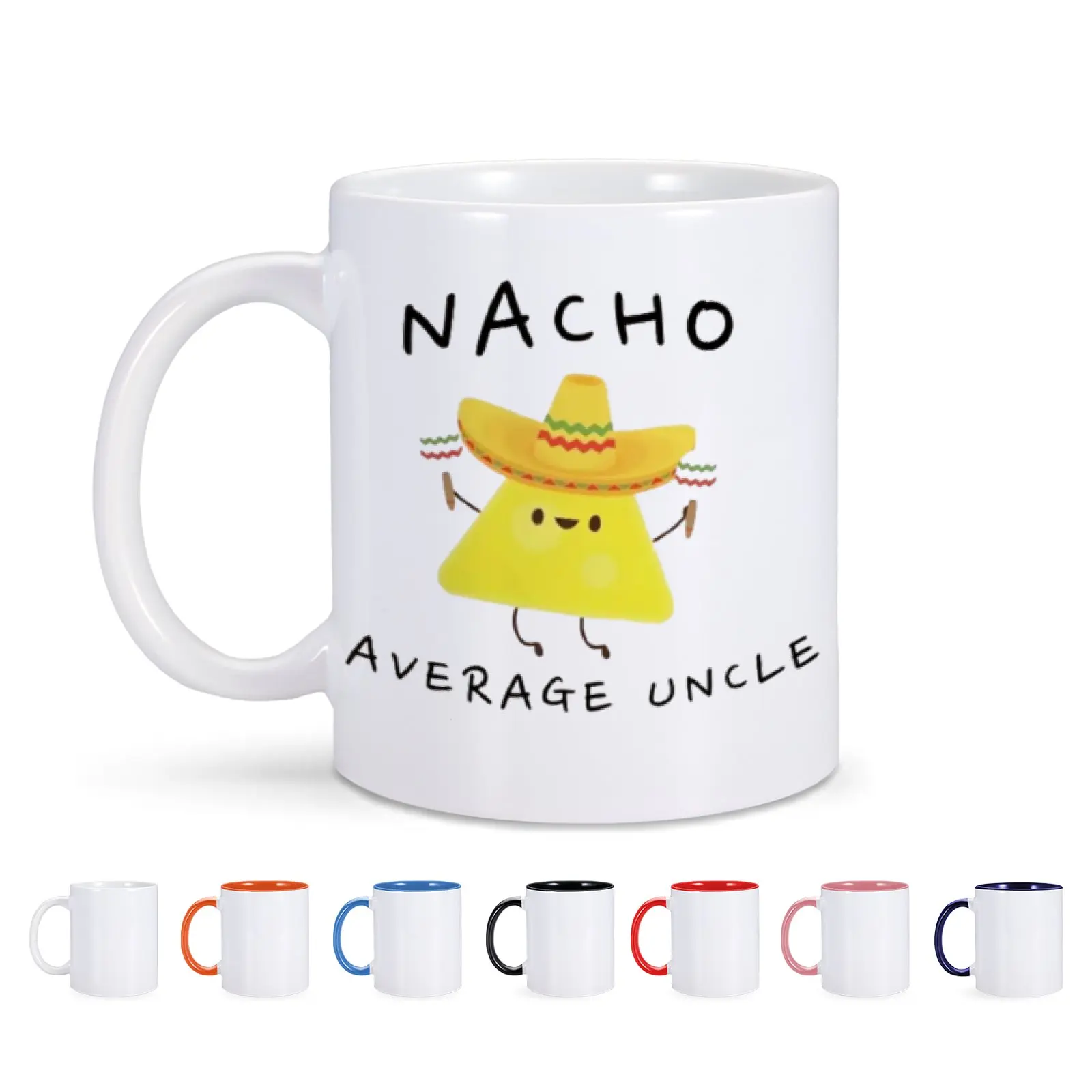 1pc, 11 Ounces Coffee Mug, Funny Uncle Mugs, Nacho Uncle Gift from Nieces Nephews Best Uncle Gifts Ceramic Coffee Cup