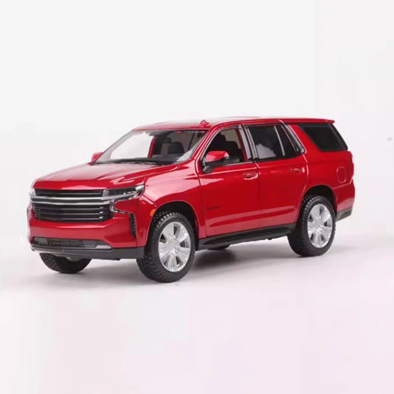 Diecast 1:26 Scale Tahoe 2021 Alloy SUV Car Model Simulation Toy Finished Product Collection Gift Static Model Display Souvenir