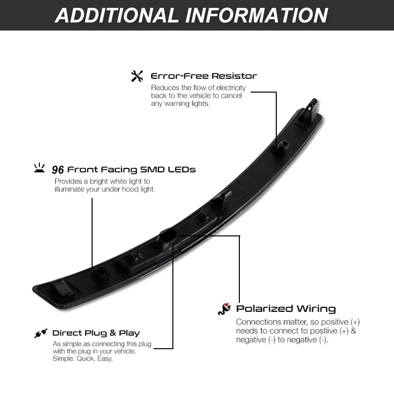 اكسسوارات السيارات المصد الخلفي الأمامي LED الجانب ماركر ضوء لشروليه كورفيت C72014 2015 2016 2017 2018 2019 الحاجز مصباح #2