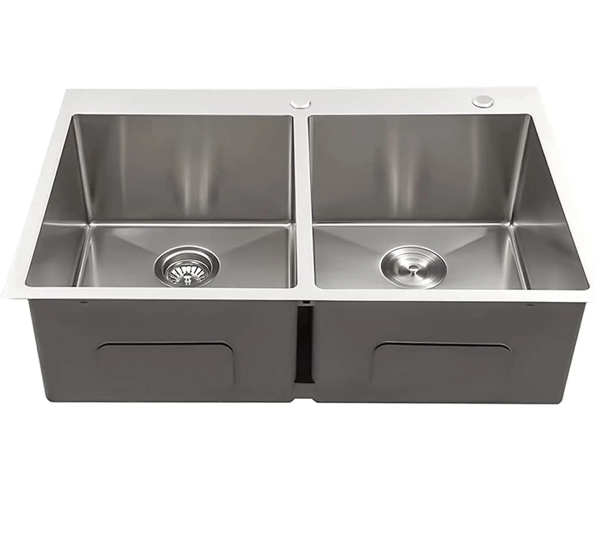 SUS 304 Stainless Steel Under Mount Double Bowl Sink Kitchen Sink