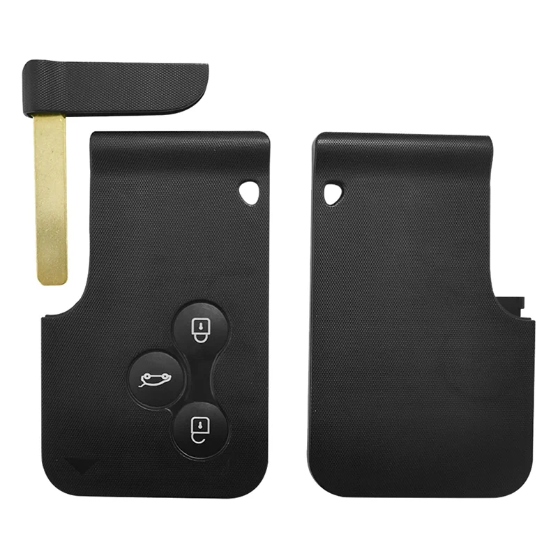 Car Remote Key for Renault Megane Scenic 2003-2008 433 Mhz ID46 PCF7947 Chip 3 Button Smart Card Key Insert Blade