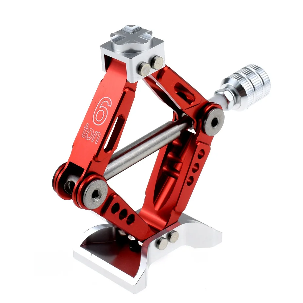 

GLOBACT RC Jack Height Stands Adjustable for Traxxas TRX4 Axial SCX10 Wraith Tamiya CC01 RC4WD D90 1/10 RC Crawler Car