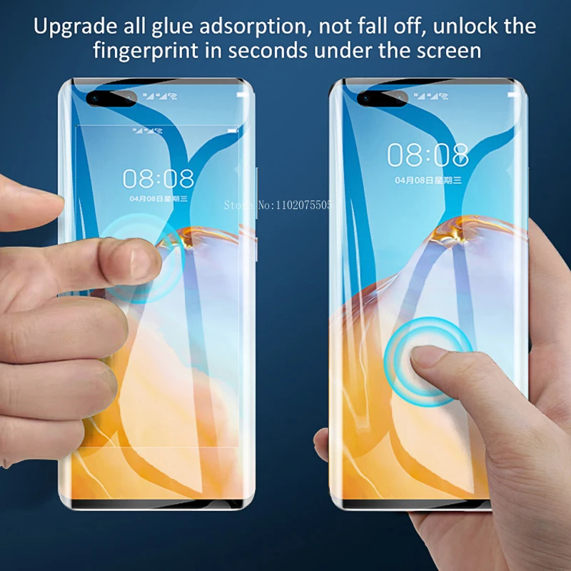 3 Piezas Película de Hidrogel Suave Protector de Pantalla Para Huawei P30 P40 P50 P20 Mate 40 30 20 Pro Lite Plus Accesorios No Vidrio Cubierta Completa 3