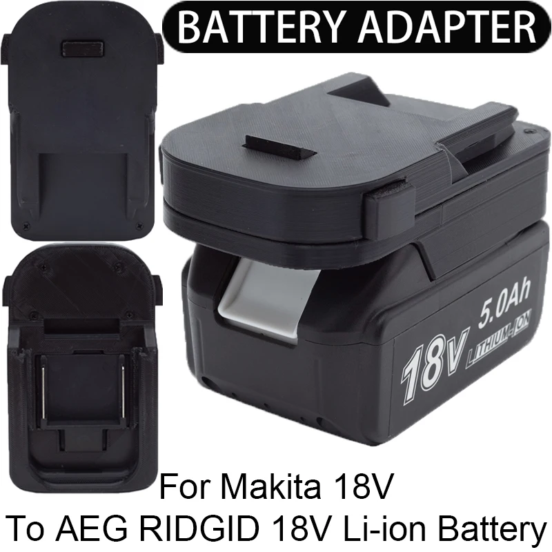 

Battery Adapter/Converter for AEG RIDGID 18V Li-ion tool to Makita 18V Li-ion battery adapter power tool accessories