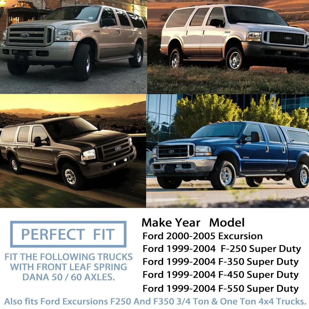 50491 50381 41784-2 Комплект уплотнений вакуумного кулака переднего моста и трубки для Ford Super Duty Excursion F250 F350 F450 F550 Dana 50 60