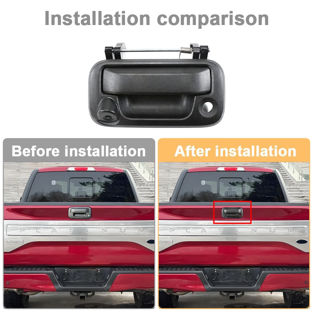 Carsanbo Pickup Truck Automobile Rear View Camera For Ford F150 F250 F350 F450 F550 2004-2014 2015 2016 Car Reversing Parking