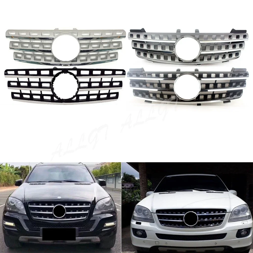 Car Racing Facelift Grilles Bumper Grill For Mercedes-Benz W164 ML300 ML350 ML500 2006 2007 2008 2009 2010 2011