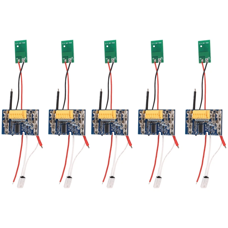 Nuevo Placa de circuito de protección de carga PCB de batería de iones de litio de 5 uds para Makita 18V 1.5Ah 3Ah 6Ah 9Ah BL1415 BL1430 BL1460 BL1490