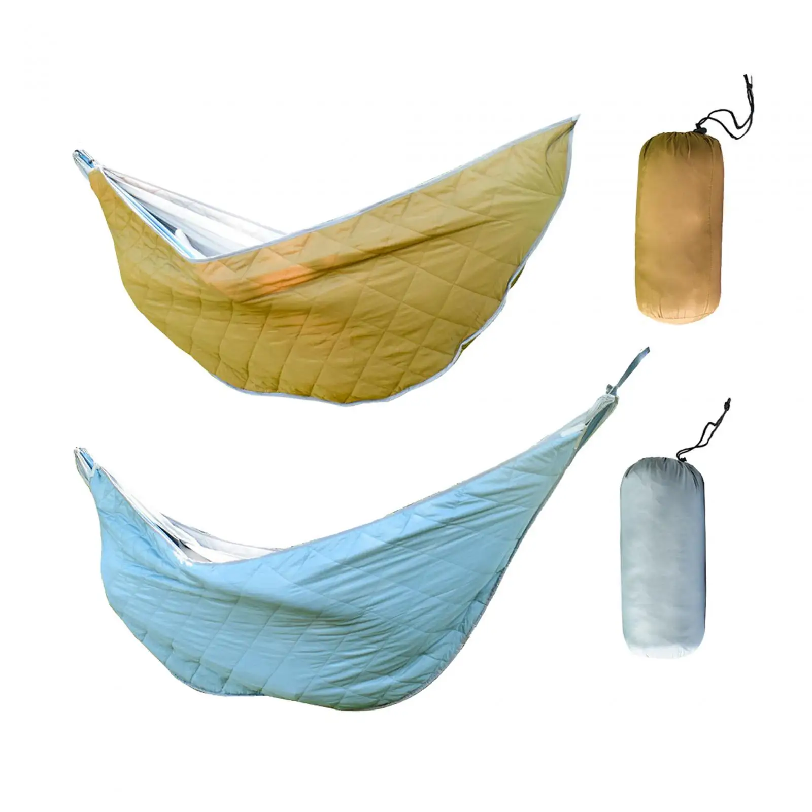 Camping Hammock Windproof Insulation Cover Breathable Thermal Thickened Warm Hammock for Hiking Camping Travel Trekking Backyard