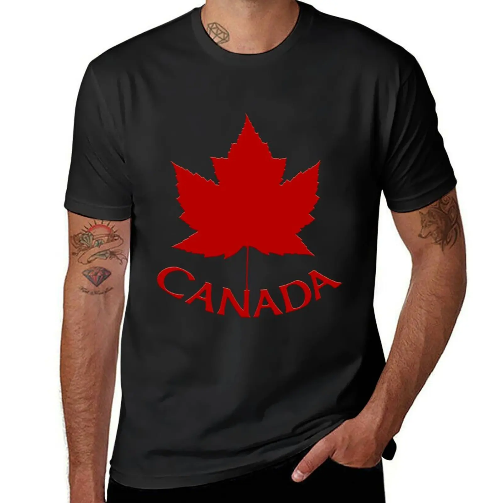 

Canada Maple Leaf Souvenirs T-Shirt cute tops aesthetic clothes Aesthetic clothing new edition t shirt men