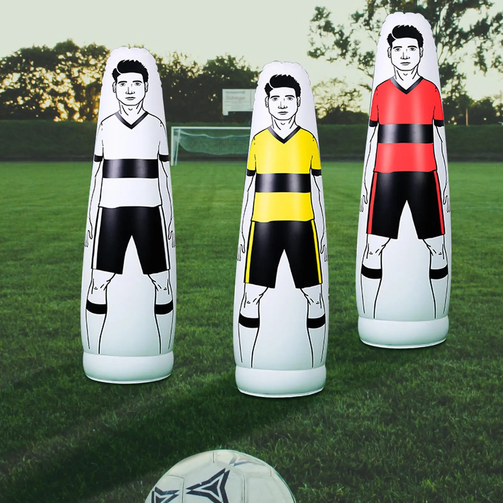 Inflatable Football Training Dummy Easy to Use Equipment Boxing Punching Bag