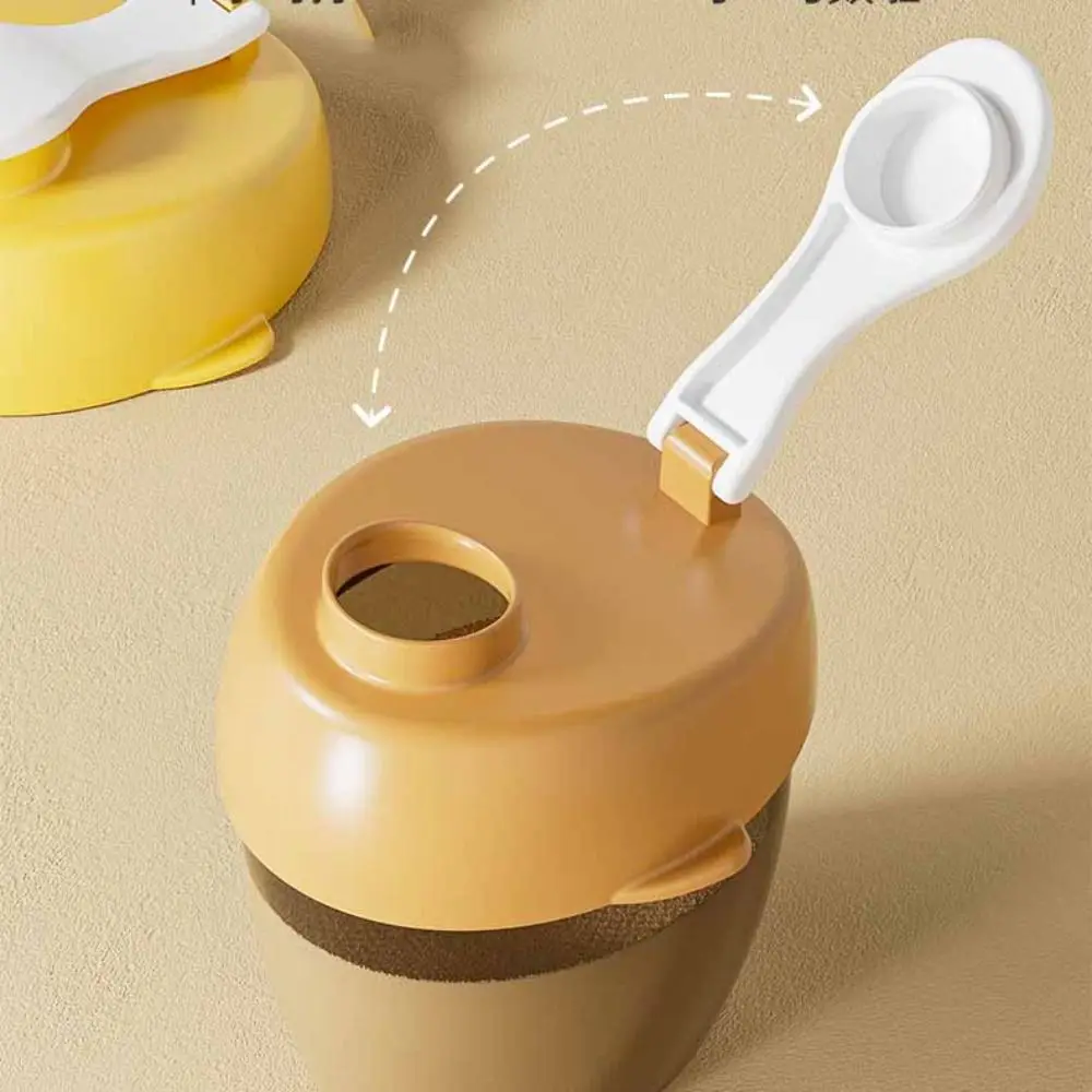 필수 시리얼 베이비 밀크 파우더 박스 젖병 점심 도시락 밀크 파우더 스푼 유아 간식 용기 밀폐 용기 밀크 파우더