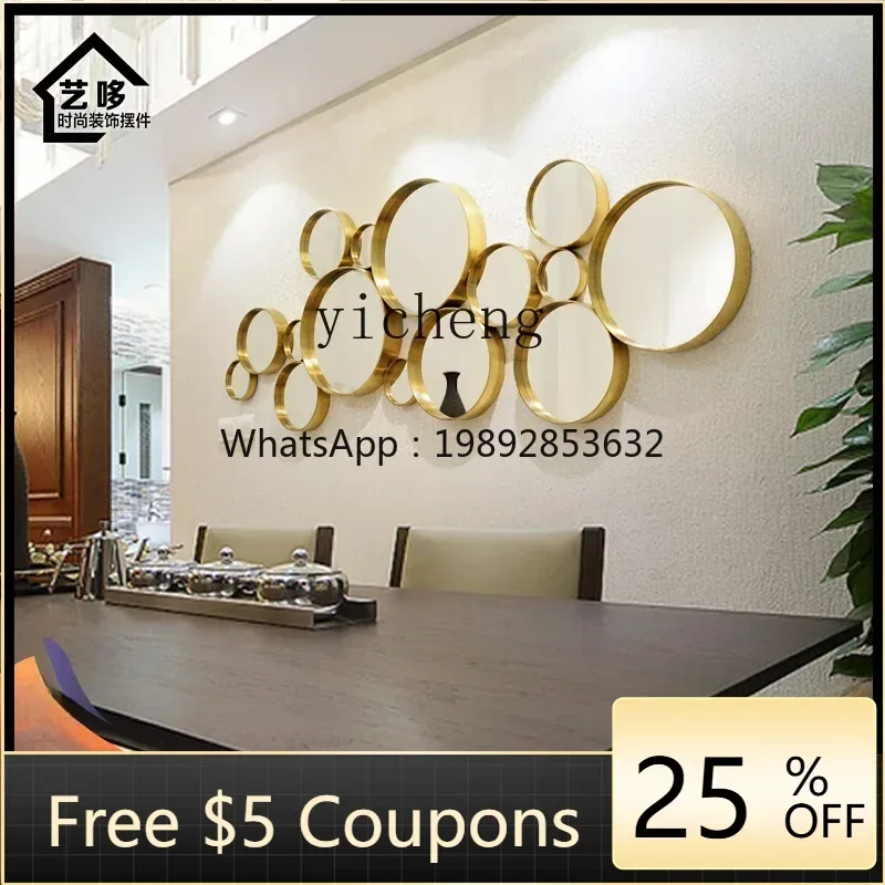 

Z1 Living Room and Dining Room Walls Decorative Stainless Steel Metal Decoration Wall Decoration Pendant Wall Hanging