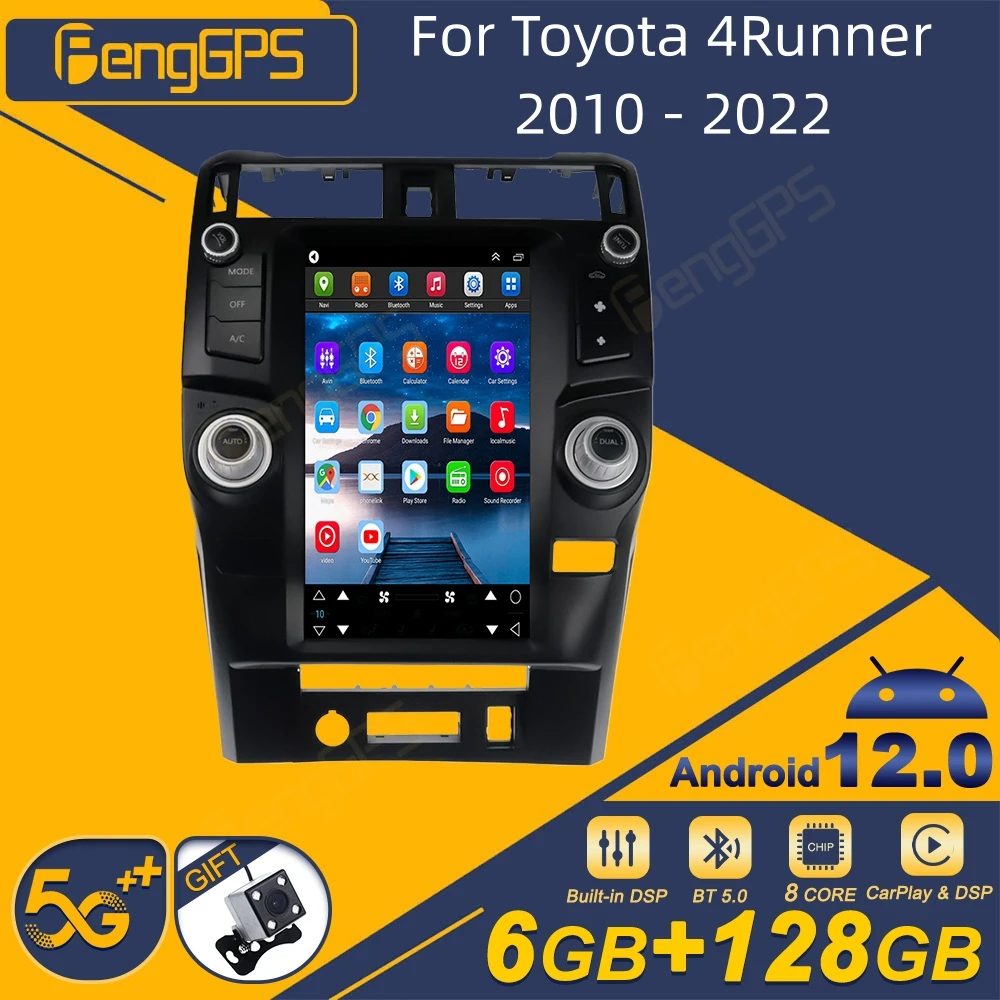 

For Toyota 4runner 2010 - 2022 Android Car Radio Screen Stereo Receiver Autoradio Multimedia Player Gps Navi Head Unit