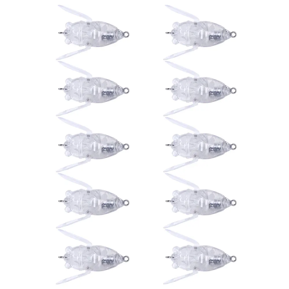 Cuerpos flotantes para señuelos de superficie – Cigarra 4 cm sin pintar - imagen 2