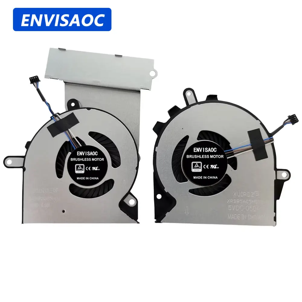For HP Omen 3 Pro 15-CE 17-AN TPN-Q194 TPN-Q195 Laptop CPU GPU Cooling Fan Heatsink Fan Cooler 929456-001 929455-001