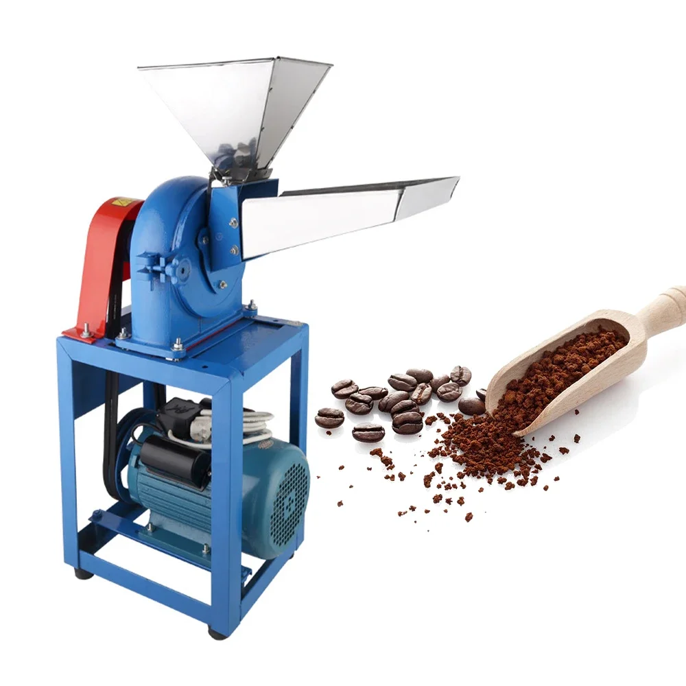 

60kg/h Electric Grain Grinder Home Use Grain Grinder Machine Disk Mill for Grain Corn Maize Cereals Flour Mill Machinery