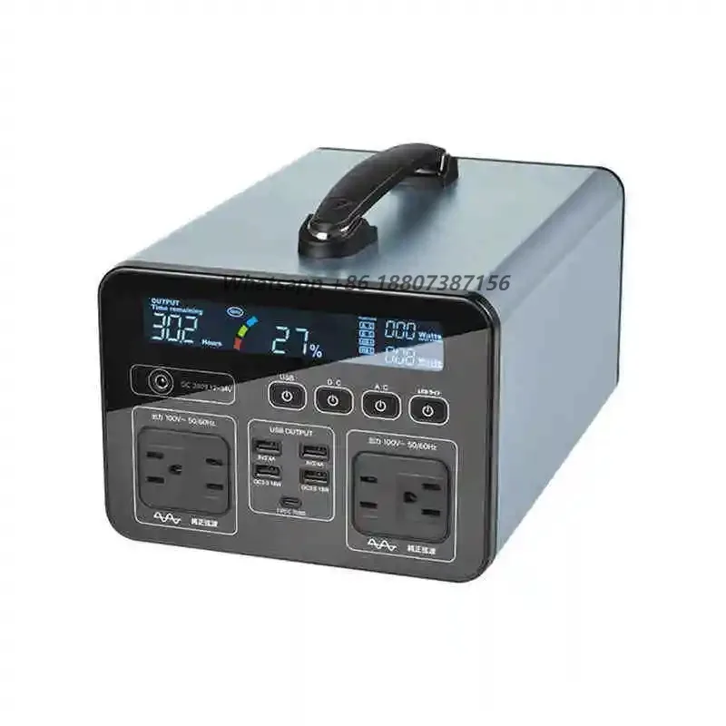 Outdoor waterproof lithium battery/1800W portable power station/1000W portable power station solar panel in Europe for 3 to 5