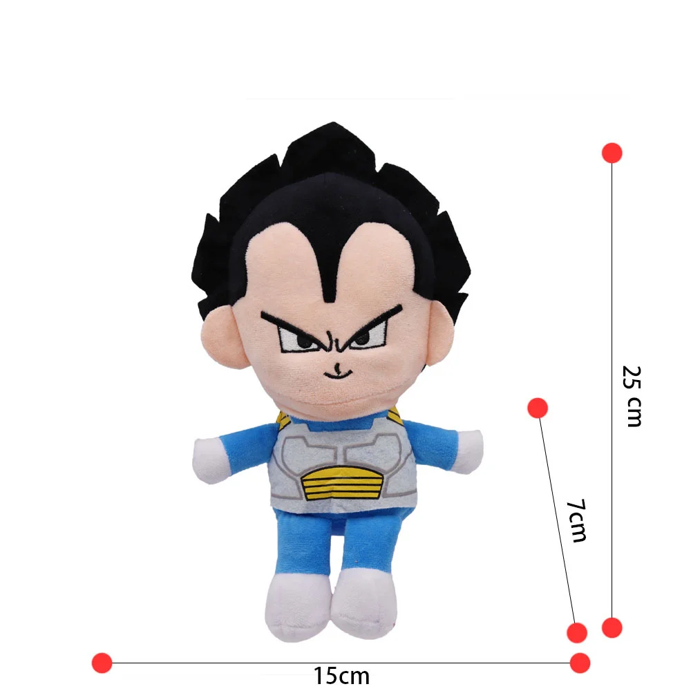 アニメ映画ドラゴンボールベジータ悟空ブウ超サイヤ人ぬいぐるみ毛皮人形おもちゃクリスマス新年誕生日ギフト 20-25 センチメートル