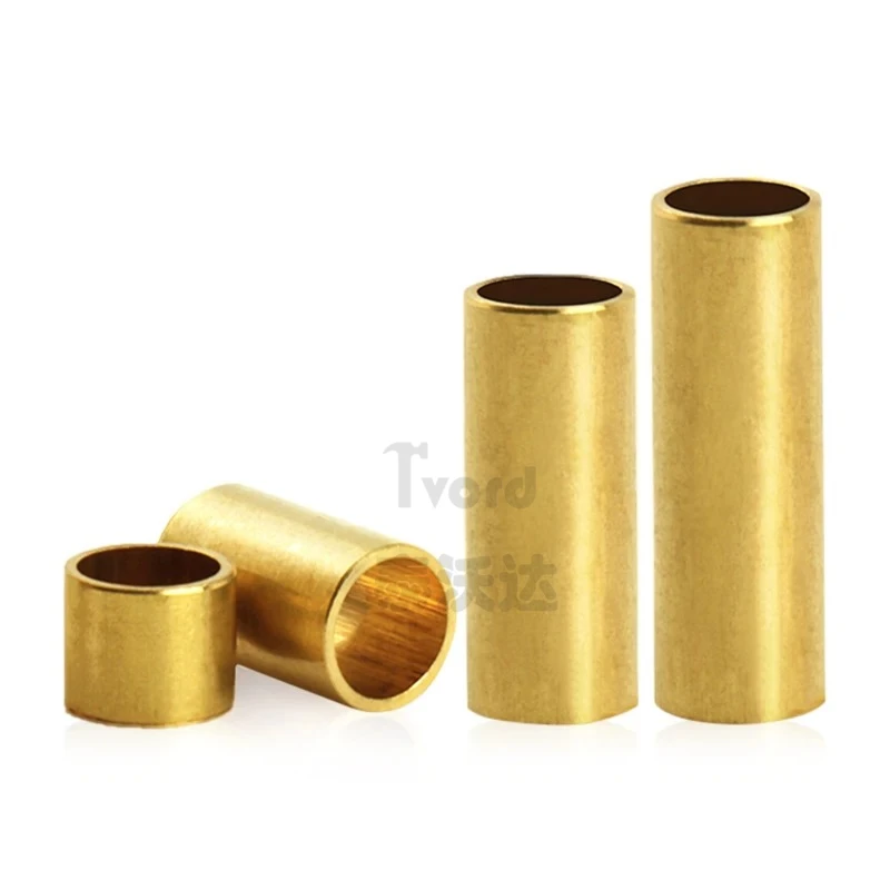 

10/20/50Pcs Brass Round Tube Wall Diameter 2/3/4/5mm DIY Round Pipe Tubing Brass Rod Length 3mm-20mm