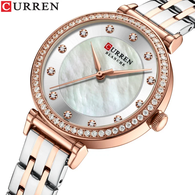 Curren 9087 montre pour femme mode montres pour femme montre à quartz montre décontractée montre à ceinture en acier montre