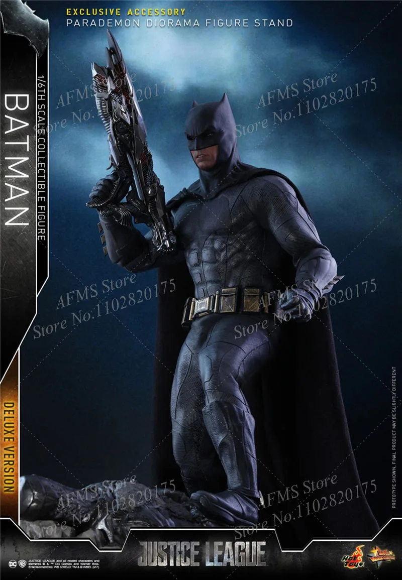 Hot Toys MMS456 1/6 Scale Collectible Figure Justice League Batman Deluxe Version 12Inch Men Soldier Action Figure Model