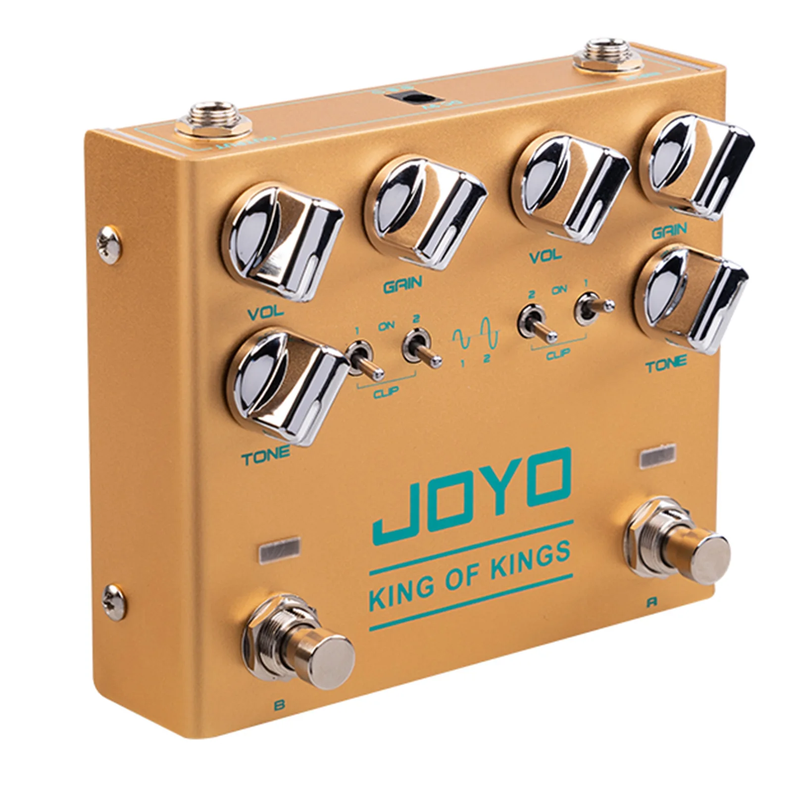 JOYO Classic Effect Pedal R-20 King of Kings Vintage Overdrive Pedal Electric Guitar CRUNCH DISTORTION Multi-Effect Pedal