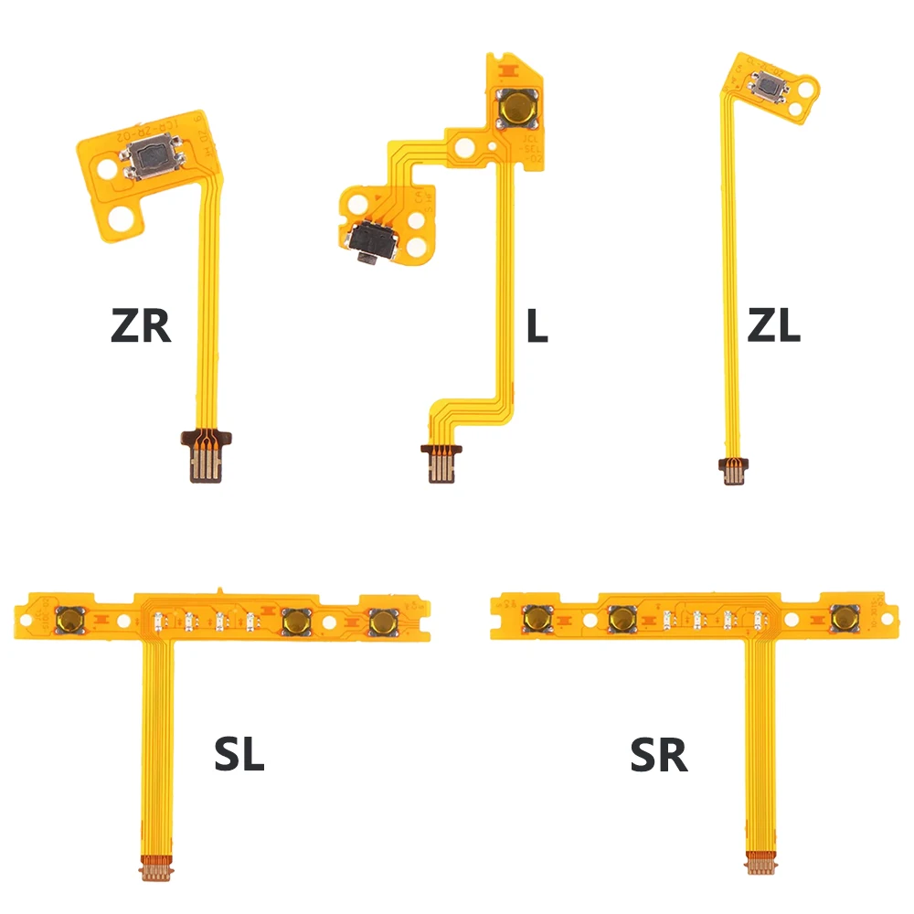 Câble flexible de bouton de remplacement ZL ZR L SL SR pour manette de jeu Switch/OLED/Lite JoyCon, réparation JoyCon, câble flexible de clé de bouton gauche droit