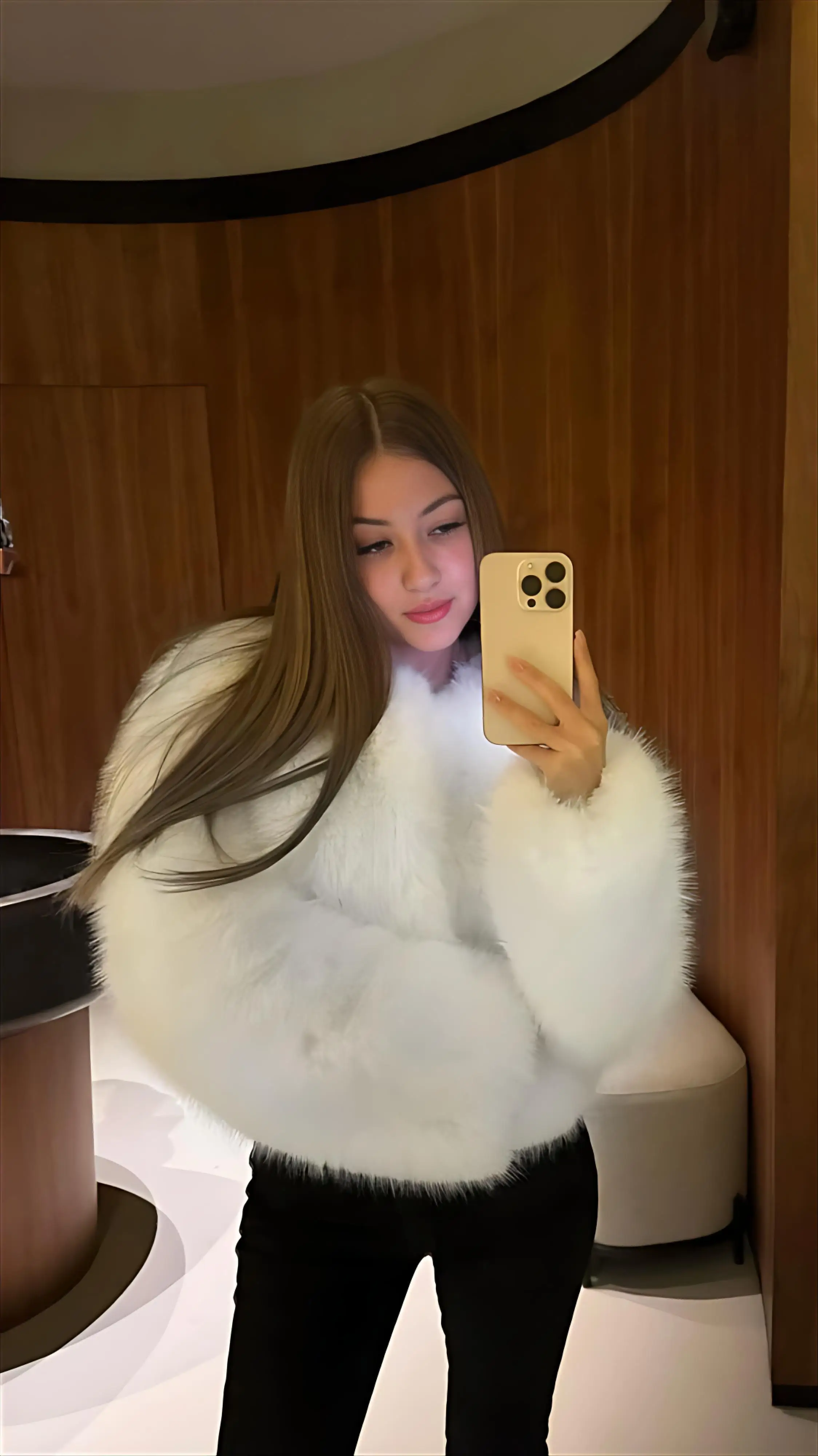 Sztuczne futro khaki płaszcze damskie kokarda dwustronne festiwalowe eleganckie wełniane kołnierzyki z podszewką nietoperzowe oversize gradientowe na zewnątrz elegancja