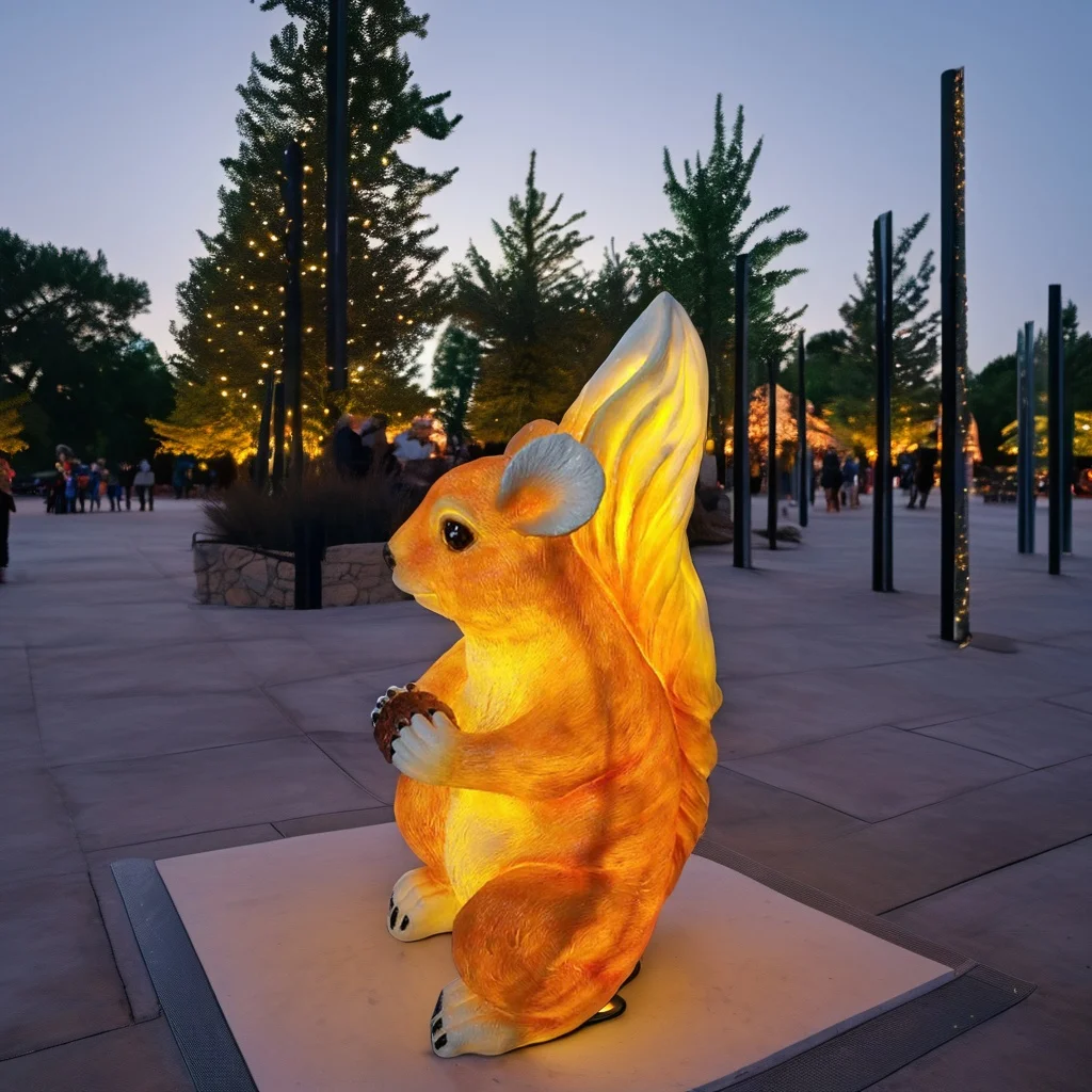 

IP65 3D Squirrel LED Outdoor Lighting Animal Shaped Christmas Easter Halloween Wedding Decoration Landscape Lighting