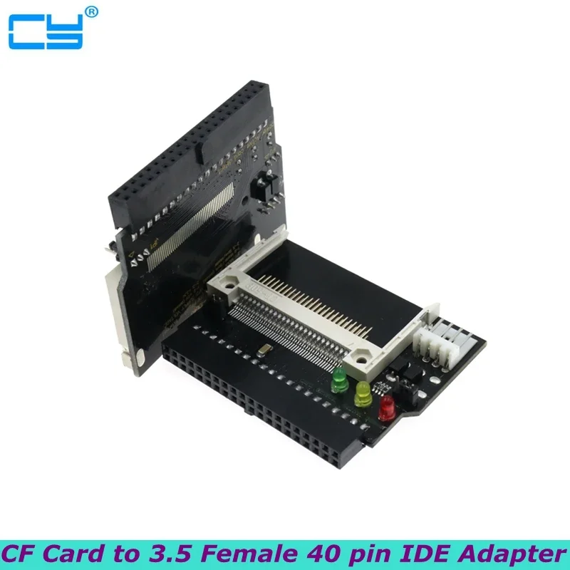 New Black Compact Flash CF to 3.5 Female Converter Card 40 Pin IDE Bootable Adapter CF to IDE Adapter