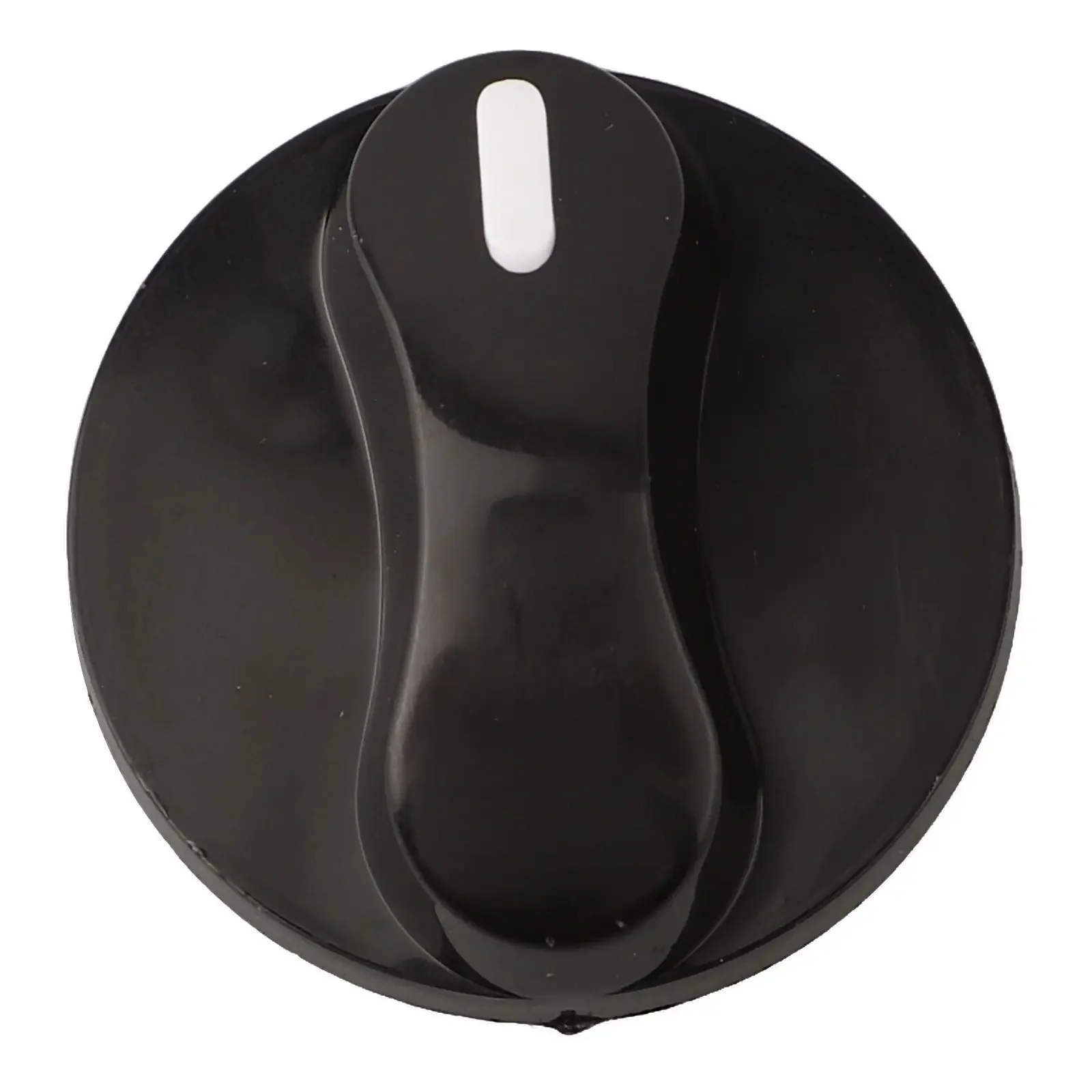 Manopola in plastica Interruttori rotanti Pezzi di ricambio di alta qualità Piano cottura Parte Apertura Pulsante di ricambio colore nero da 8 mm