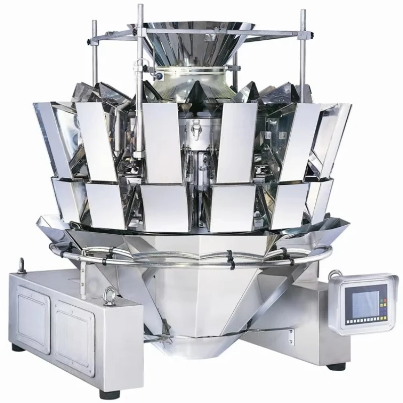 Automatic high-precision 2 4 6 10 14 24-head multi-head weighing, filling, packaging food and snack packaging machine