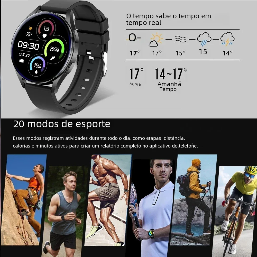 Sports Smartwatch 1.32” Inch 160*160 Men And Women Souvenir Bluetooth Call Health Monitoring  Wacthes Multifunction Android Ios